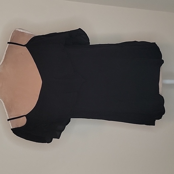 Old Navy, Size M, Off-Shoulder with Spaghetti Strap Top, Black. EUC! - Picture 1 of 9